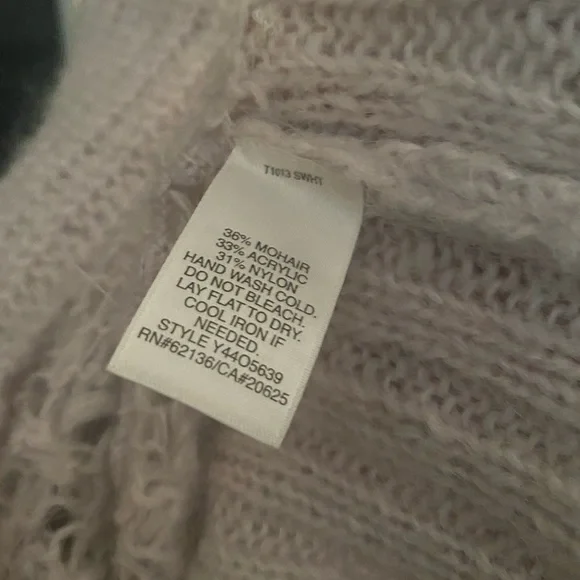 Alice + Olivia mohair blend sweater light purple sz- XS - Picture 7 of 7